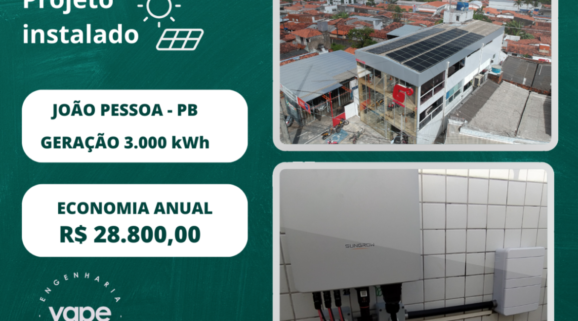 Projeto de Energia Solar - YAPE Engenharia Elétrica