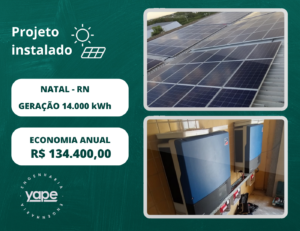 Projeto YAPE | IFRN – Pau dos ferros | 114,4 kWp